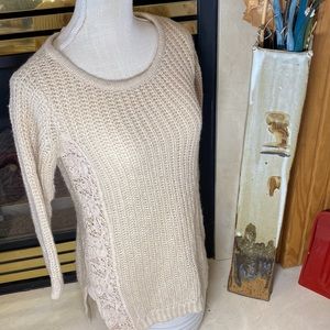 Lauren Conrad Lux Knit Tunic Sweater! Baroque and LUREX details✨ Like NEW🔥S/M